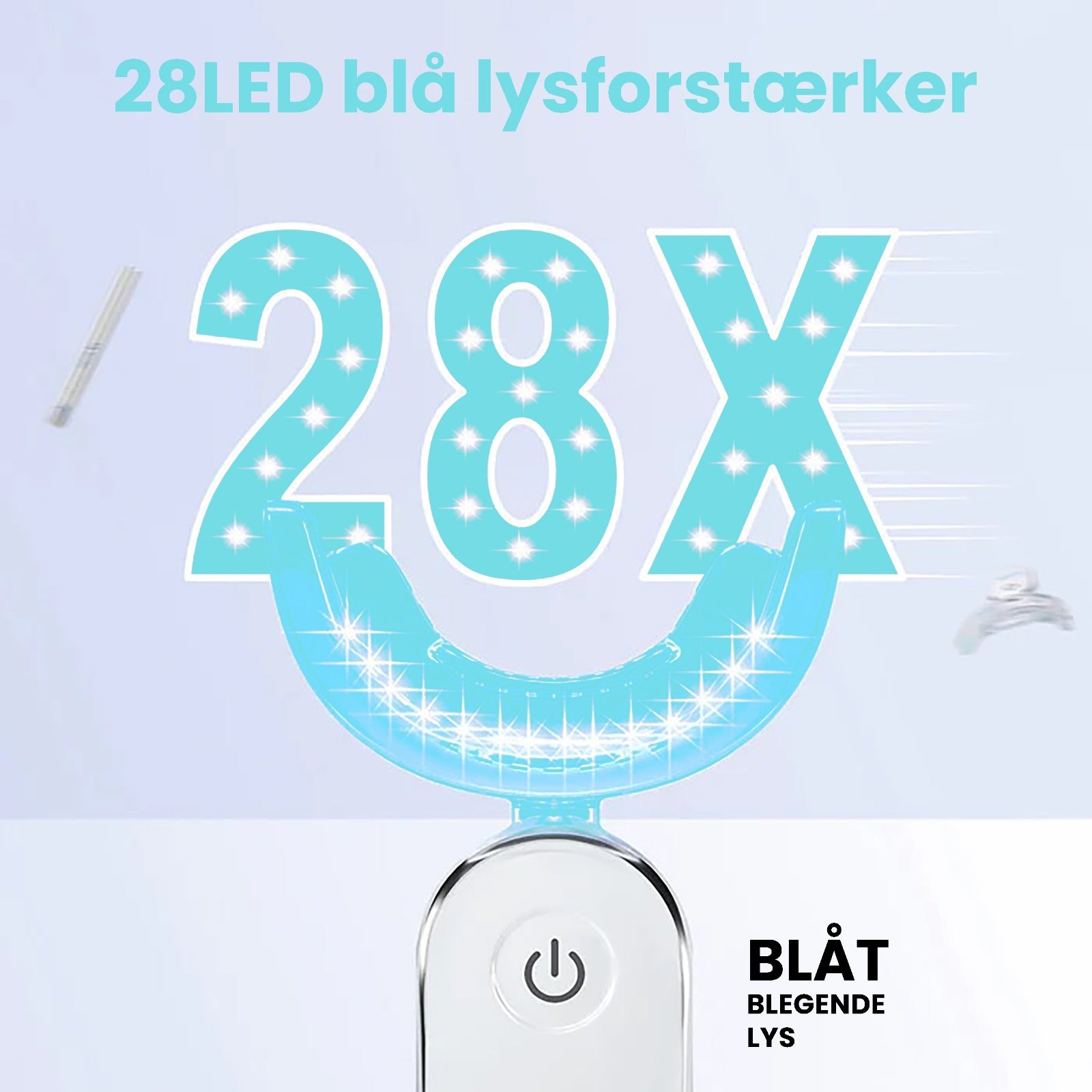 Tandblegningssæt med 28x LED-lys